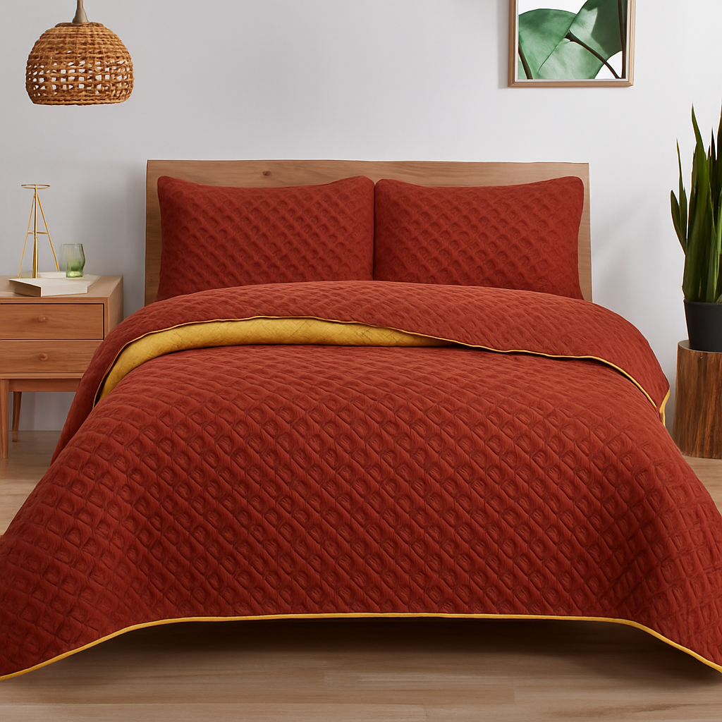 Colcha Pinsonic Spring doble vista