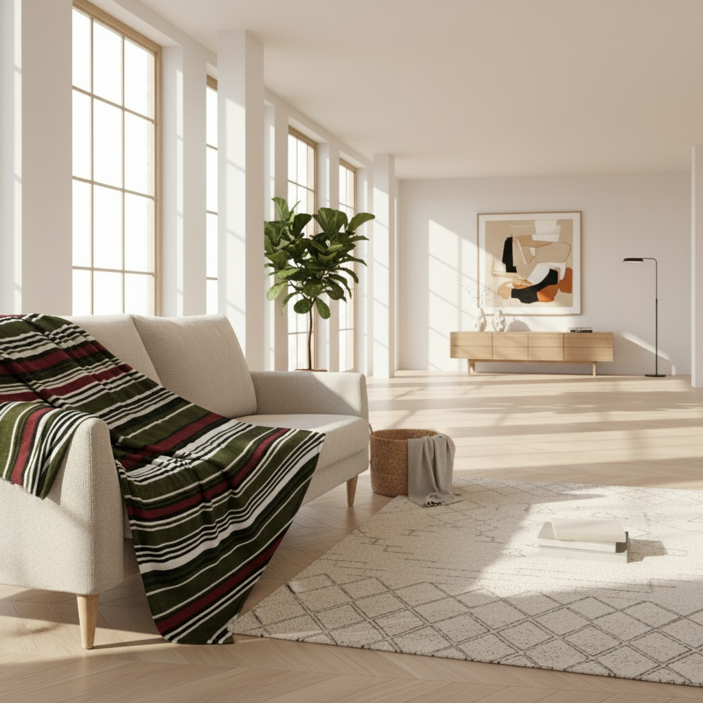 Frazada decorativa ligera y acogedora