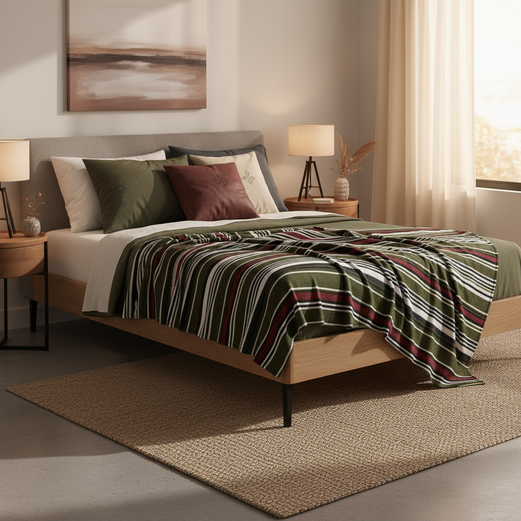 Frazada decorativa ligera y acogedora